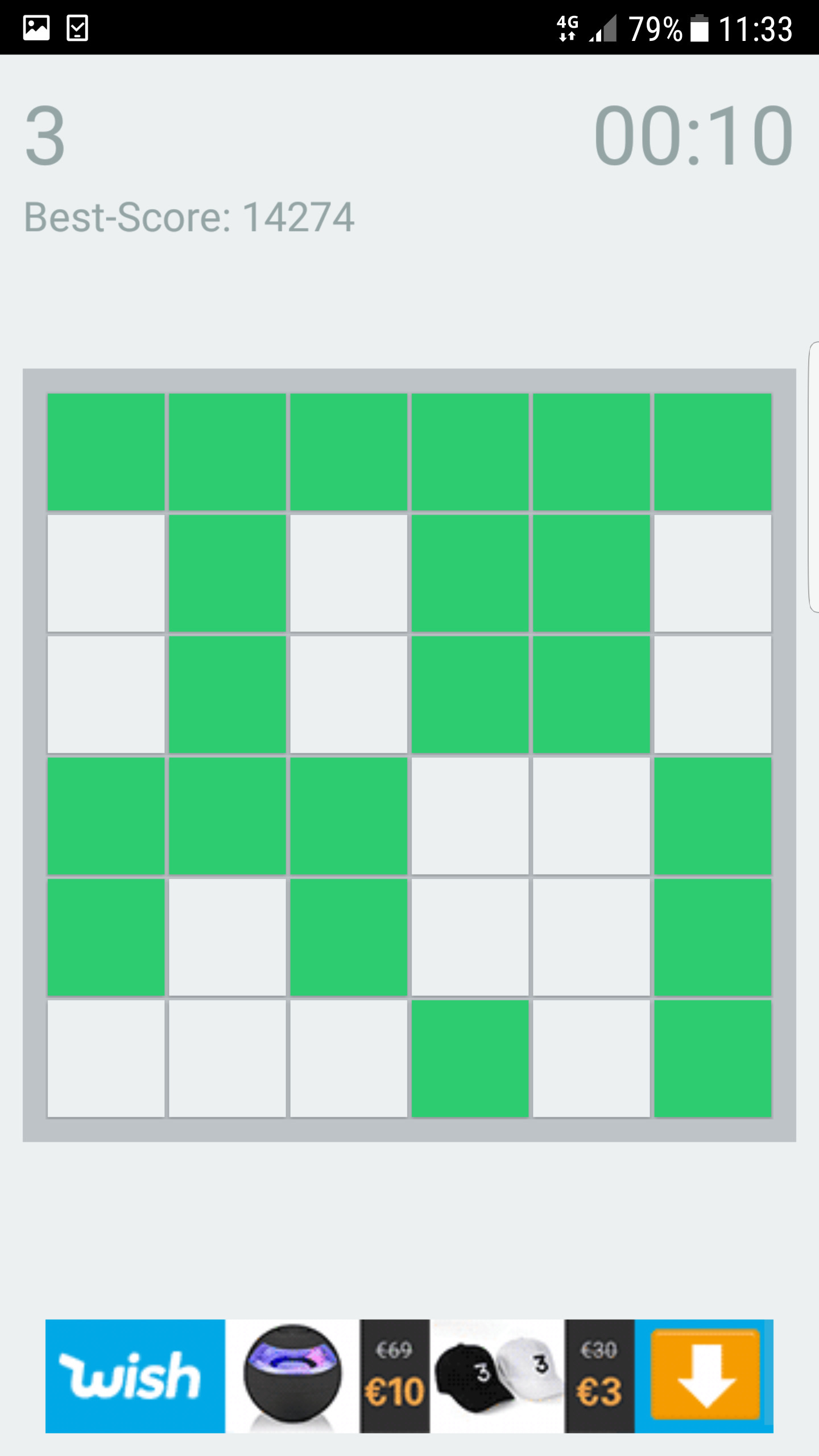 Screenshot of justFlip's 6x6 board